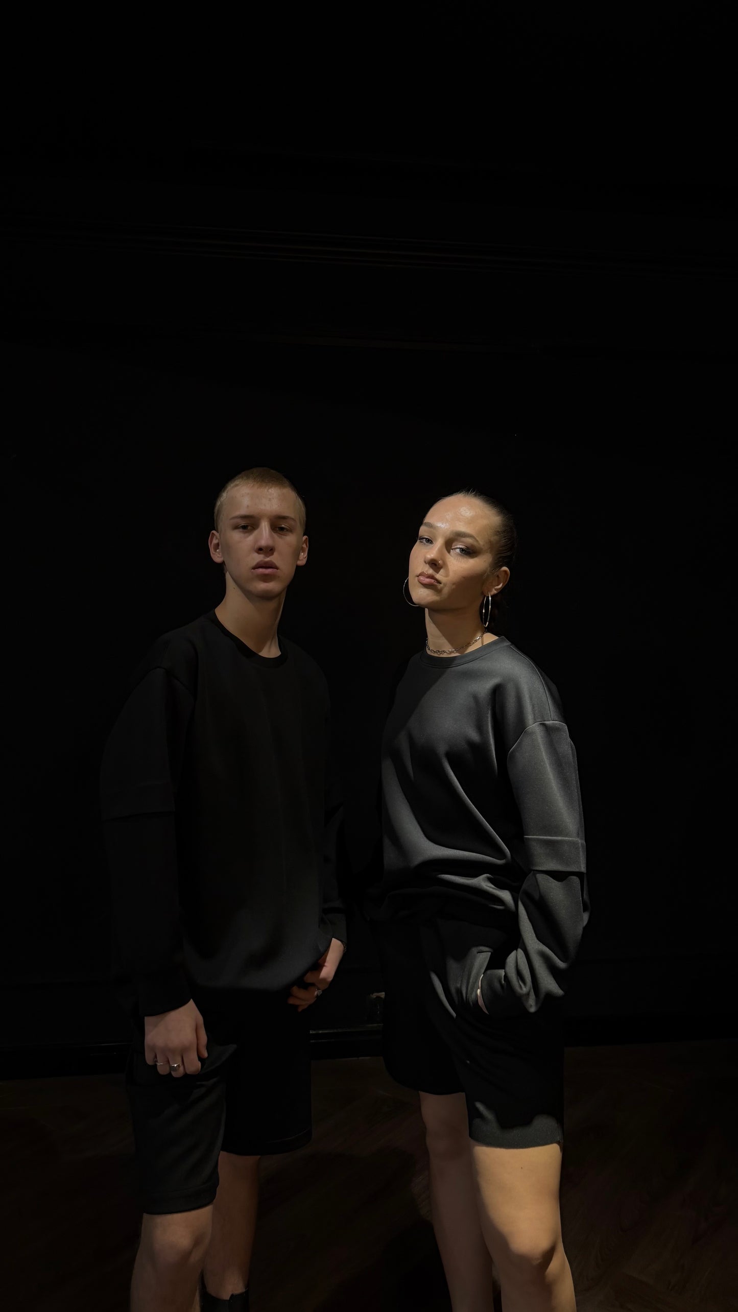 Black WINGS Crewneck